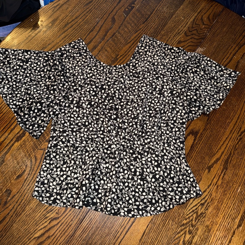 Who What Wear Bell Sleeve Blouse